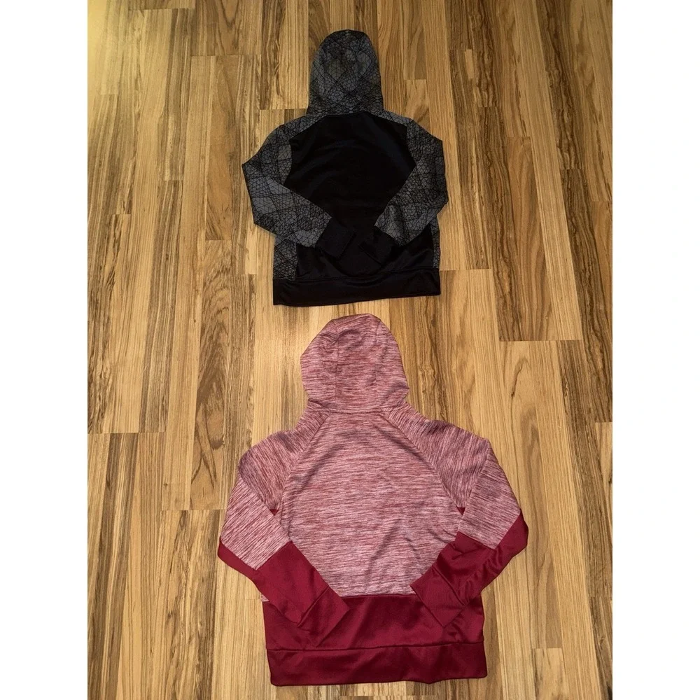 Nike Boys M Medium 10/12 Dri-fit Hooded Sweatshirt Lot‎ Of 2 Hoodie
